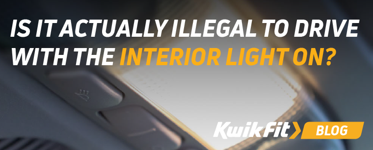 Overhead interior light of a vehicle